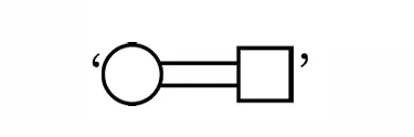 Consanguineous Mating Symbol