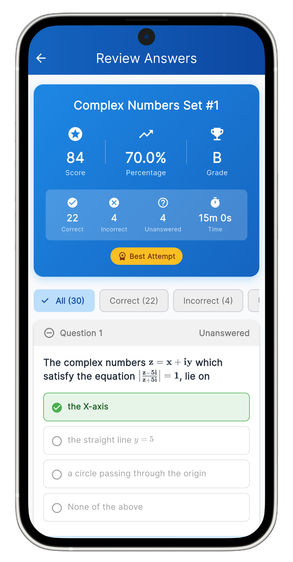 Detailed Quiz Analysis & Leaderboards